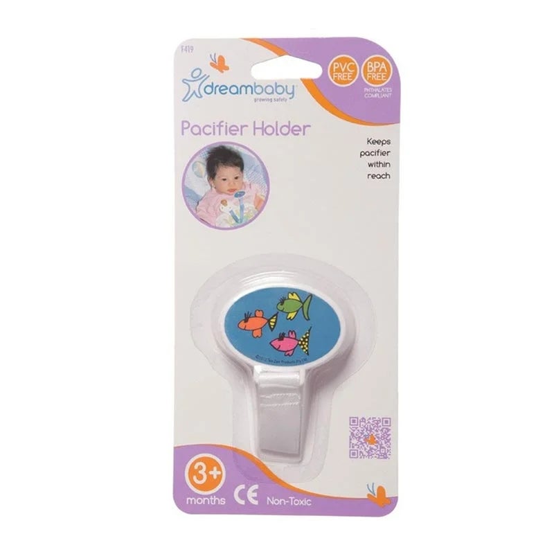 Dream Baby Infant Wear Dreambaby - Pacifier Holder Fish - F419 - Image 2